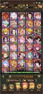 Vendo conta  The Seven Deadly Sins: Grand Cross - Outros