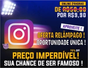 1K de Seguidores Instagram por apenas R$ 9,99 - Sem Quedas ! - Redes Sociais