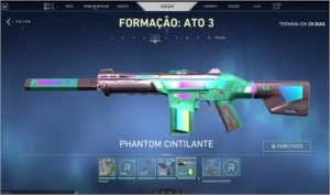 Conta com pacote lúgubre e passe de batalha - Valorant