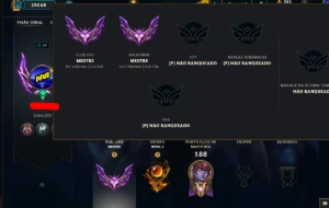 Conta Lol Mestre Solo Duo E Flex Main Jungle - League of Legends