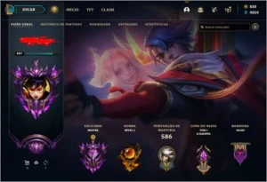 Conta League of Legends Mestre 200+ PDL 250 SKINS LOL
