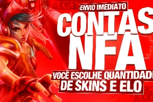 Contas Nfa Com Rp Aleatório - Você Escolhe Skin/Elo/Champ