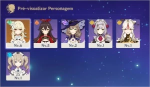 GENSHIN IMPACT - AR7 - REROLL COM ARMAS