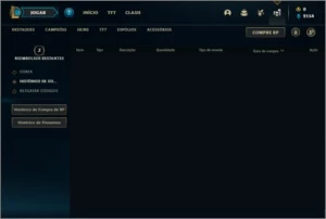 Conta ouro 2 com 6 skins e 42 champs - League of Legends LOL