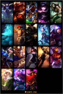 Conta Lol UNRANKED + 18 Skins - 40 Champs + Borda GOLD - League of Legends