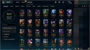 Conta LoL gold 1, 115 champs, 108 skins a preço de banana!! - League of Legends