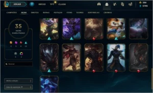 CONTA PLATINA COMPLETA - League of Legends LOL