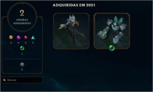 CONTA PLATINA COMPLETA - League of Legends LOL