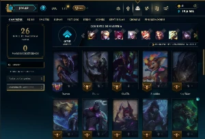 Platina 3 com 31 Champs e 2 Skins - League of Legends LOL