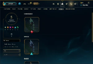 Platina 3 com 31 Champs e 2 Skins - League of Legends LOL