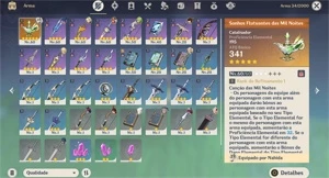 Nahida+Arma e Nilou AR37 - Genshin Impact