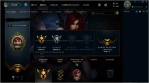 CONTA LOL OURO 4 (SEASON 9) - League of Legends