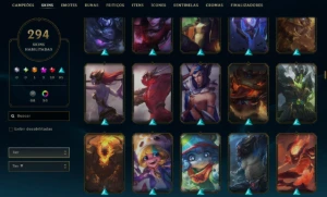 CONTA LOL | 294 SKINS | SEASON 2012 | 100% SEGURA | DADOS DE - League of Legends