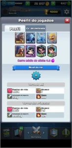 Conta Clash Royale LVL 11 - Arena 12 - 4000+
