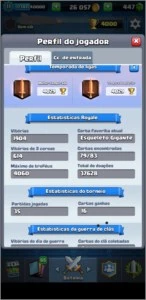 Conta Clash Royale LVL 11 - Arena 12 - 4000+