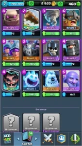 CONTA NV 7 COM 3 LENDÁRIAS BOAS - Clash Royale