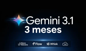 Gemini 3.1 PRO / Flow +Whisk / Veo 3 / Nano Banana 2 TB 1Mes - Assinaturas e Premium