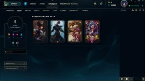 Conta league of legends low lvl LOL