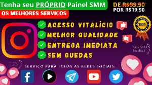 8 Painel De Seguidores (Venha Lucrar) Entrega Automatica