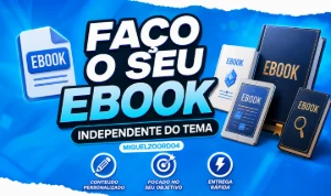 [ Promoção Exclusiva ] - Faço Seu Ebook/Infoproduto - Outros