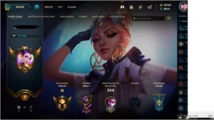 Conta LOL 531 Skins nivel 189, todos os champs + 20k de RP - League of Legends