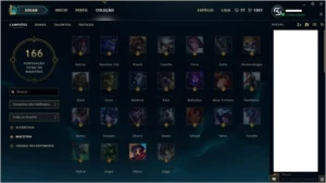 Conta main completa (diamante season 6) - League of Legends LOL