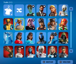 Conta Fortnite OG | Glow + Renegade | 80 skins | Full acesso