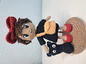 Amigurumi Kiki e Jiji - Artesanato e Personalizados