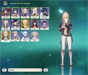 Mona, Jean + Jade primitiva AR28 - Genshin Impact