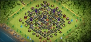 Conta Clash Of Clans Cv 9 Semi - Full