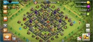 Conta Clash Of Clans Cv 9 Semi - Full
