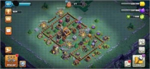 Conta Clash Of Clans Cv 9 Semi - Full