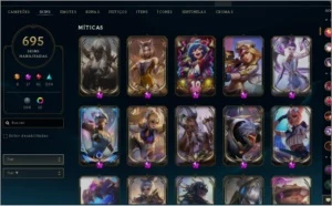 695 skins - League of Legends LOL