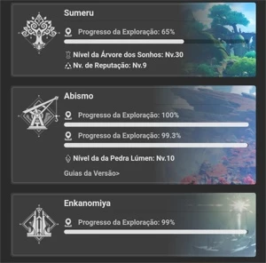 CONTA GENSHIN [AR 57] 14 CINCO ESTRELAS+ TODOS O 4 ESTRELAS - Genshin Impact