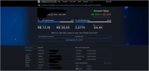 Acc Steam + Uplay com mais de R$2000 em jogos