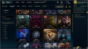 Conta Gold 3 com 82skins e quase todos os champs - League of Legends LOL