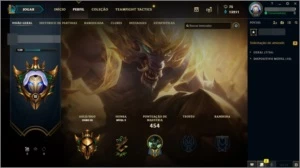 Conta Gold 3 com 82skins e quase todos os champs - League of Legends LOL