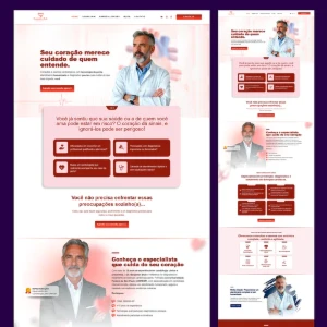 Template Cardiologista Benjamin + Wordpress Elementor Script