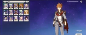 Conta com Childe e Keqing   AR33   Servidor Americano - Genshin Impact