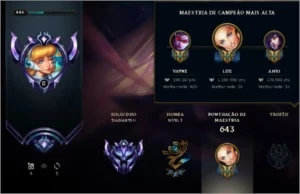 CONTA HIGHELO 1KK LUX - League of Legends LOL