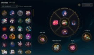 1186 reais gastos - 169 skins - plat IV honra 5 na season 9 - League of Legends LOL
