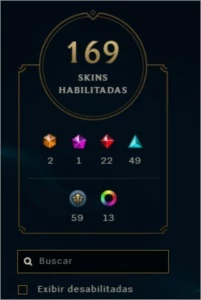 1186 reais gastos - 169 skins - plat IV honra 5 na season 9 - League of Legends LOL
