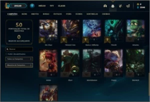 Conta platina 3 com 36 champs por 41 R$ - League of Legends LOL
