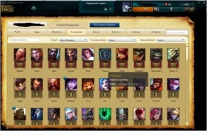 Conta Diamante V -40 skins-122 Champ-10RP-60ícons - 300,00$ - League of Legends LOL