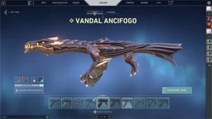 CONTA  COM MAS DE 1500,00 REAIS GASTO COM SKIN E PASSSE - Valorant
