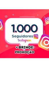1K Seguidores Instagram Entrega Rapida! - Redes Sociais