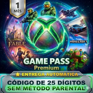 Game Pass Premium 1 Mês / Código De 25 Dígitos - Assinaturas e Premium