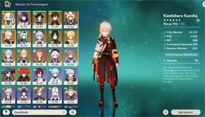 Conta Genshin Impact AR 59 América server