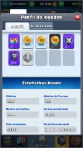 Conta Clash Royale lvl 12 na desafiante 2