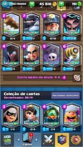 Conta Clash Royale lvl 12 na desafiante 2